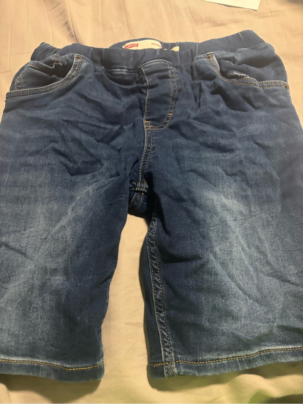 Levi's Men's Blue Relaxed Denim Shorts